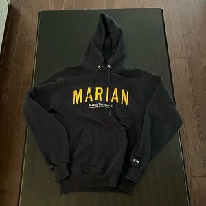 CHAMPION Navy blue and yellow hoodie XS